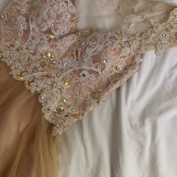 Quince/Sweet 16/ Homecoming/ Prom Lace Dress - Picture 8 of 13